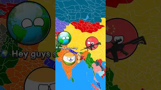 India 🇮🇳 vs China 🇨🇳 countryballs #shorts