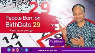 People Born on Birthdate 29 | #birthdatenumerology | Exclusive Research by Nitin Sir | #numerovastu