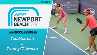 2023 Newport Beach Open I Women's Doubles I Todd, Jardim vs. Truong, Glozman