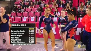 2016 NCAA WGym Georgia vs Auburn 720p60 NastiaFan101