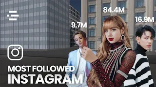 Most Followed Kpop Idols on Instagram (3D Comparison)