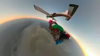 Skydiving over 70K of my Closest Friends: Burning Man 2018