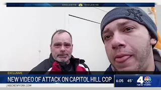 New Body Cam Footage Shows Ex-NYPD Cop Allegedly Attack Capitol Police Officer | NBC New York