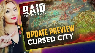 Leila REACTS! NEW Cursed City PREVIEW! - RAID Shadow Legends