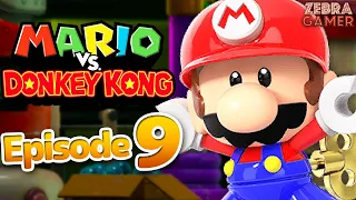 Mario vs. Donkey Kong Gameplay Walkthrough Part 9 - World 1+ Mario Toy Factory!