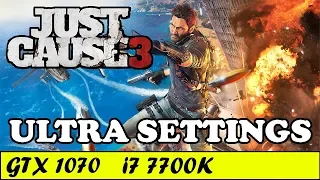 Just Cause 3 (Ultra Settings) | GTX 1070 + i7 7700K [1080p 60fps]