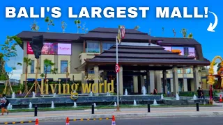 I Visited the LARGEST SHOPPING MALL in Bali : Living World Denpasar