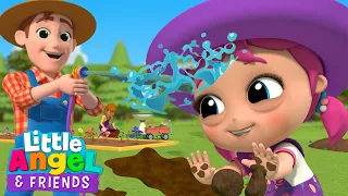 Mix - Princess Jill's Fun in the Mud | @LittleAngel And Friends Kid Songs