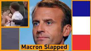 French President Emmanuel Macron Slapped in the Face | AJ #shorts