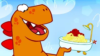 Om Nom Stories 💚 Catch A Dinosaur 💚 Cartoon for kids Kedoo ToonsTV