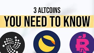 3 Altcoins You Need to Know About: RMRK, IOTA, LUNA | Crypto Market Update | Token Metrics Live