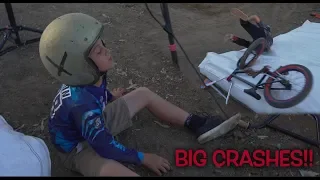 BMX AIR BAG CRASHES!!!