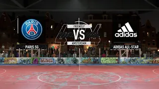 PSG VS Adidas All-Stars | 4V4 Rush | VOLTA Football | Futsal | Amsterdam | FIFA 23 | PS4 | HD