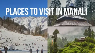 places to visit in Manali| himachal pradesh |North India|hill station|Clutch With Gear| gulaba| snow