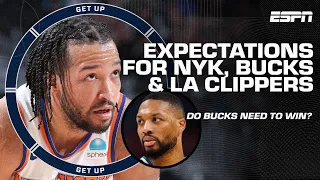 Jalen Brunson? KD? Who's under the MOST pressure in the NBA playoffs? | Get Up