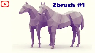 Video tutorial on 3D Modeling in ZBrush #1 / Видео урок по 3D Моделированию в ZBrush #1