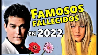 50 Artistas Famosos Fallecidos en el 2022.