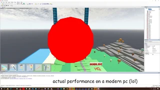 roblox physics were not faster in 2007 lol