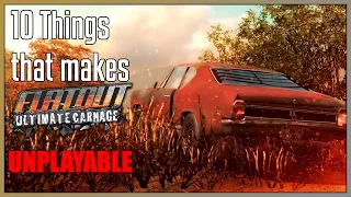 10 Things that makes FlatOut Ultimate Carnage unplayable