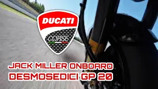 Jack Miller onboard the Desmosedici GP20 | PRAMAC RACING | MotoGP 2020