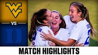 West Virginia vs. Duke Women’s Soccer Highlights (2023)