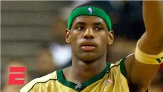 LeBron James scores 31 points in 1st national TV game in high school | ESPN Archives