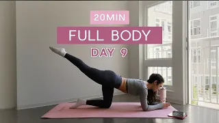 Day 9 - 1 Month Pilates Plan // 20MIN “Hourglass” Full Body Workout // no repeats