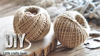 5 Jute craft ideas | Home decorating ideas handmade easy