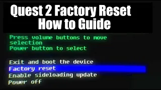 How to Factory Reset Quest 2 (Straight to the point)