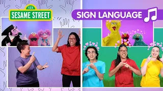 More Sesame Street Songs in American Sign Language (ASL) | Compilation