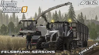 Silage harvest in mud and rain | Animals on Felsbrunn Seasons | Farming Simulator 19 | Episode 132