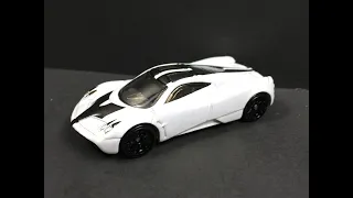 Hot Wheels Pagani Huayra White Review 1:64