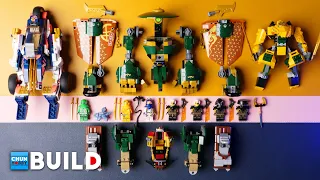 LEGO Speed Build! NINJAGO Dragons Rising Mech Collection | Beat Build | ASMR