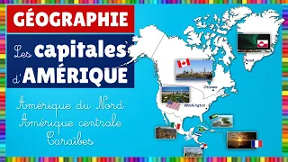 Géographie || Les capitales d'Amérique : Amérique du Nord, Amérique centrale et Caraïbes