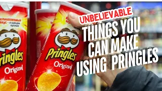 LOOK WHAT I MADE WITH A PRINGLES CAN! PRINGLES CAN  DIY CRAFTS | TRASH TO TREASURE | Dollar Tree DIY