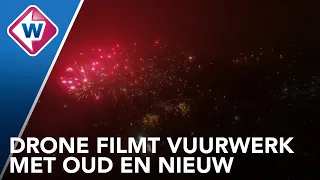 Prachtige dronebeelden van knallend vuurwerk - OMROEP WEST