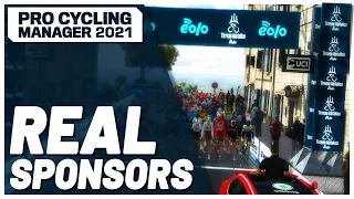 How to add Real Sponsors to Pro Cycling Manager 2021 - Tutorial / PCM Quick Tips