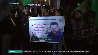 Palestinians protest killing of suspect Ahmad Jarrar