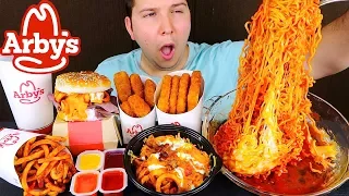 Arby's & Noodles • MUKBANG