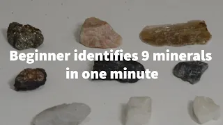 How to identify 9 minerals in ONE MINUTE using sandpaper, nail, and magnet