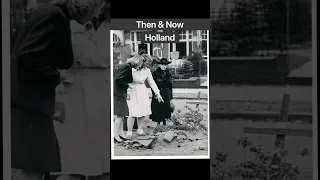 Then & Now photos of #WW2 in Holland. #history #military #worldwar