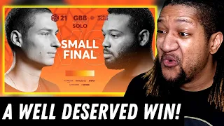 Reaction to FootboxG 🇧🇪 vs King Inertia 🇺🇸 | GRAND BEATBOX BATTLE 2021: WORLD LEAGUE | Small Final