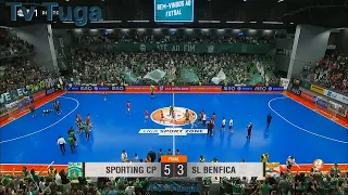 Futsal: Sporting CP 5-3 (após prolongamento) SL Benfica - 4.º jogo da Final do play-off 2019 Golos