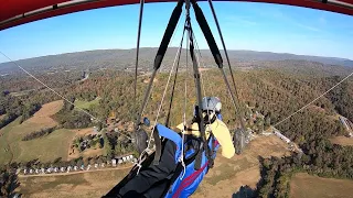 Hang Gliding Flight #26 at Lookout Mountain Flight Park (Full Flight)