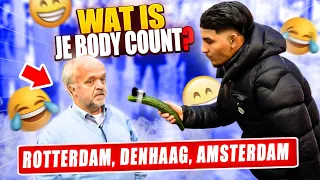 WAT IS JE BODYCOUNT?! ROTTERDAM / DENHAAG / AMSTERDAM - INTERVIEW (4K)