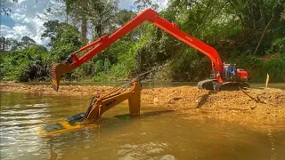 Story Line : Mission Safe & Rescue RC Excavator Huina 1550 With Hitachi Long Arm