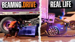 Accidents Based on Real Events in BeamNG.drive #5 | Flashbacks