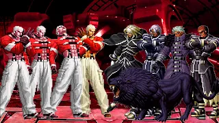 [KOF Mugen] Yashiro Nanakase Team vs NESTS Team