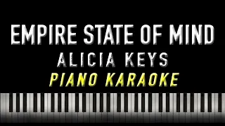 Empire State Of Mind (New York) - Alicia Keys | KARAOKE | Piano Version