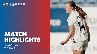 Highlights Telstar - AZ | Azerion Vrouwen Eredivisie | 2023-2024